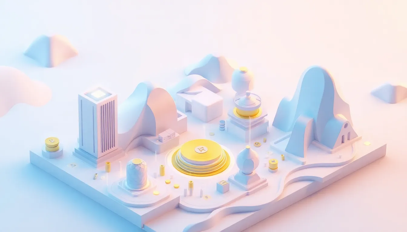 New altcoin cycle 관련 미래형 디지털 황소 아트 일러스트