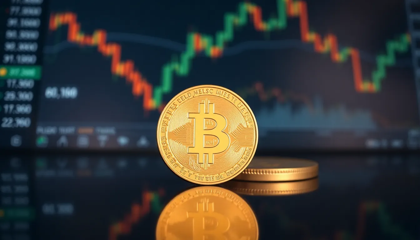 Canton Coin Price 관련 미래형 디지털 황소 아트 일러스트