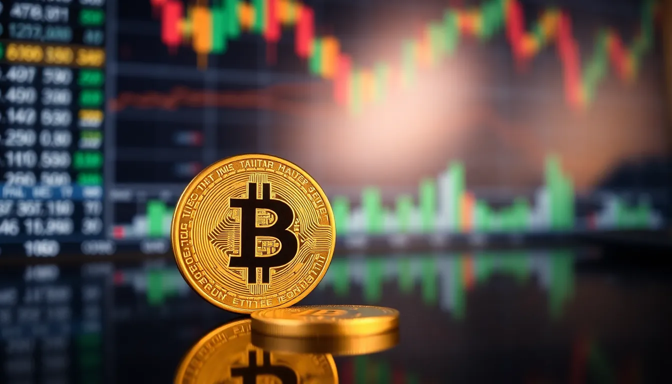 Political Crypto Tokens 관련 미래형 디지털 황소 아트 일러스트